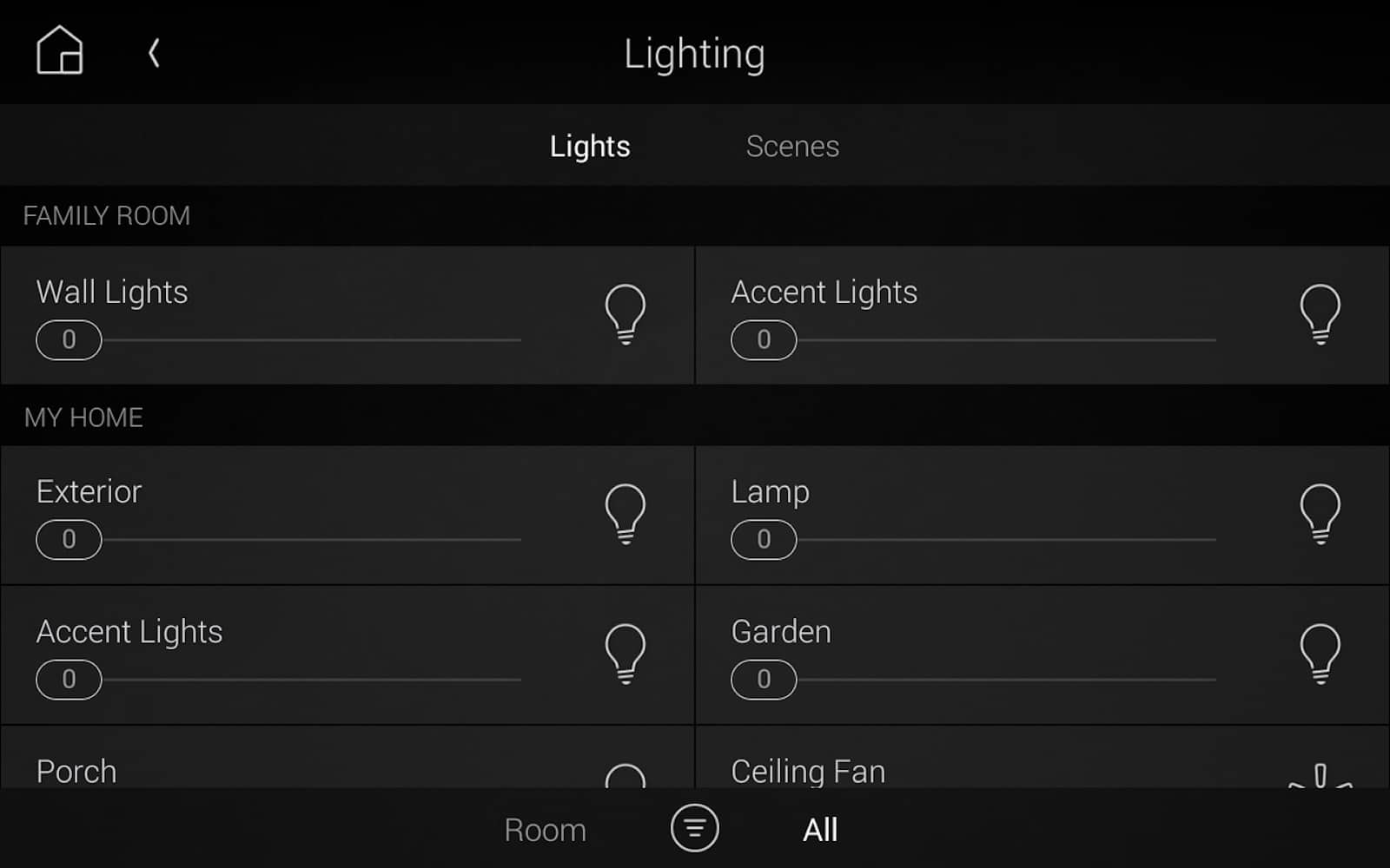 Smart Whole Home Lighting Control