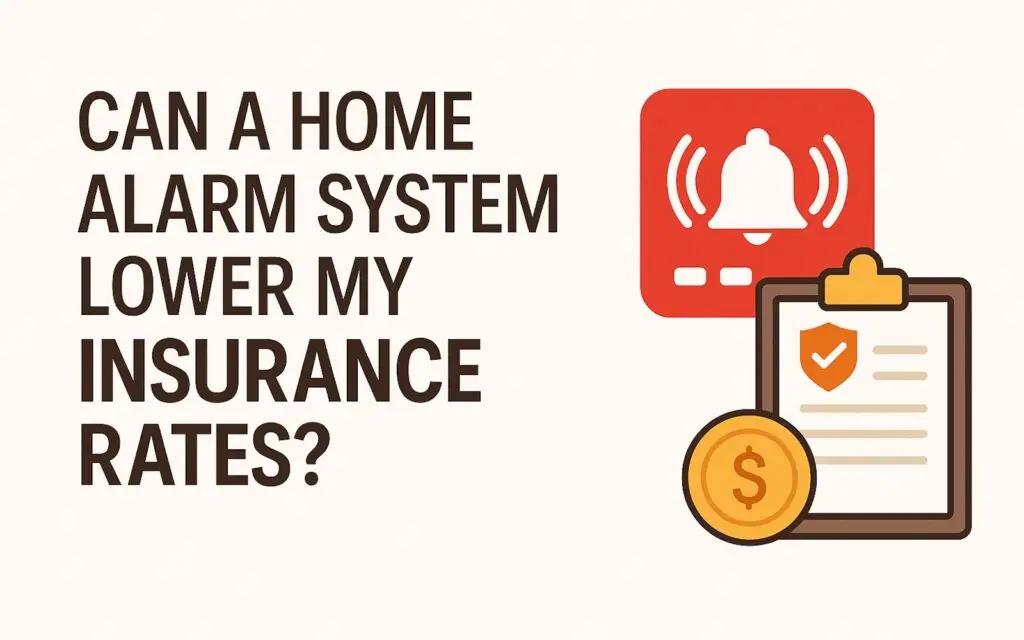 Alarm systems correlation with insurance rates