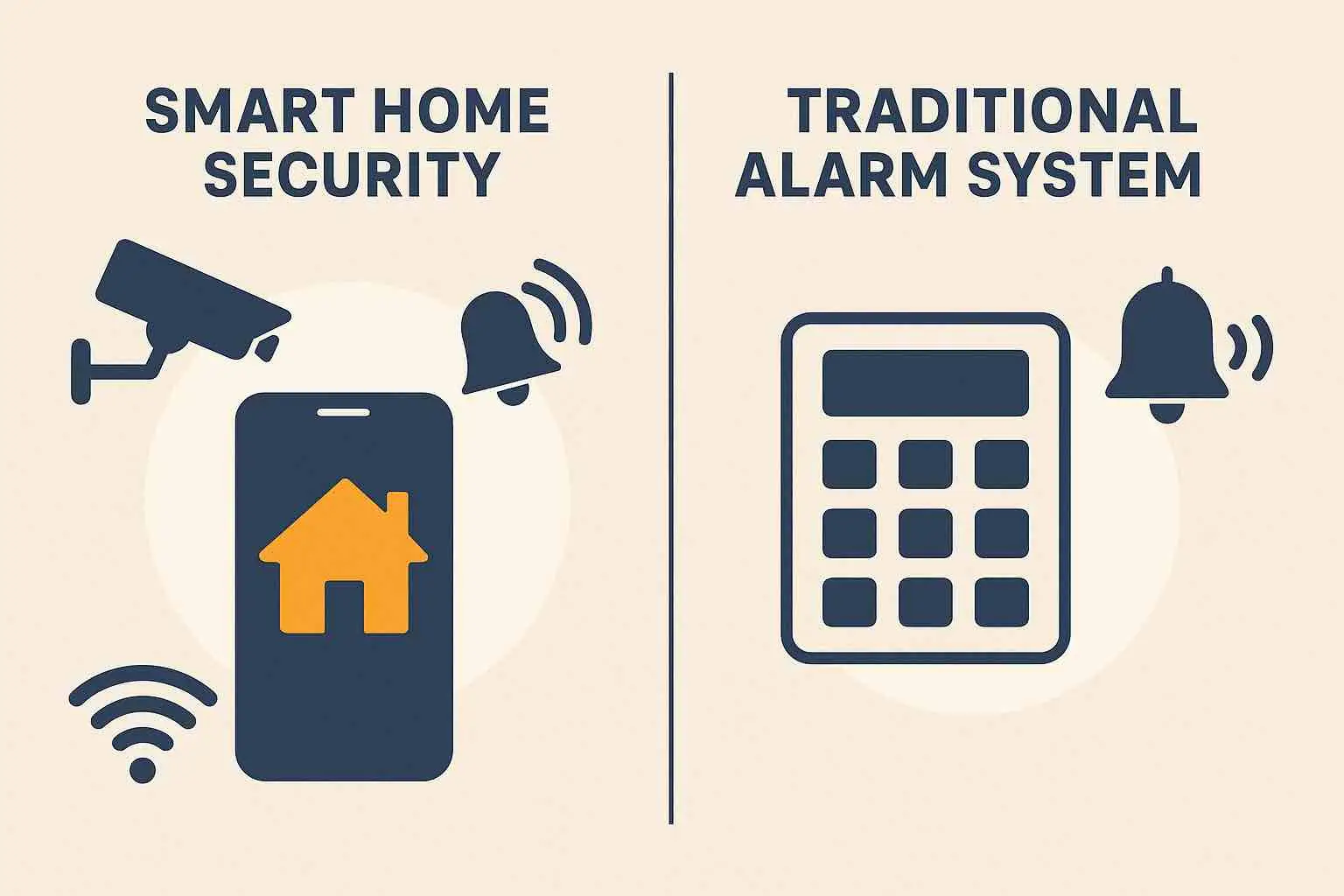smart alarm vs traditional alarm
